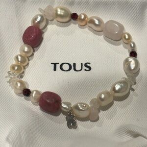Tous Pearl and Rose Bracelet